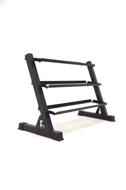 Blazzed Dumbbell Rack (Holds 5-50 Rubber Hex Dbs)