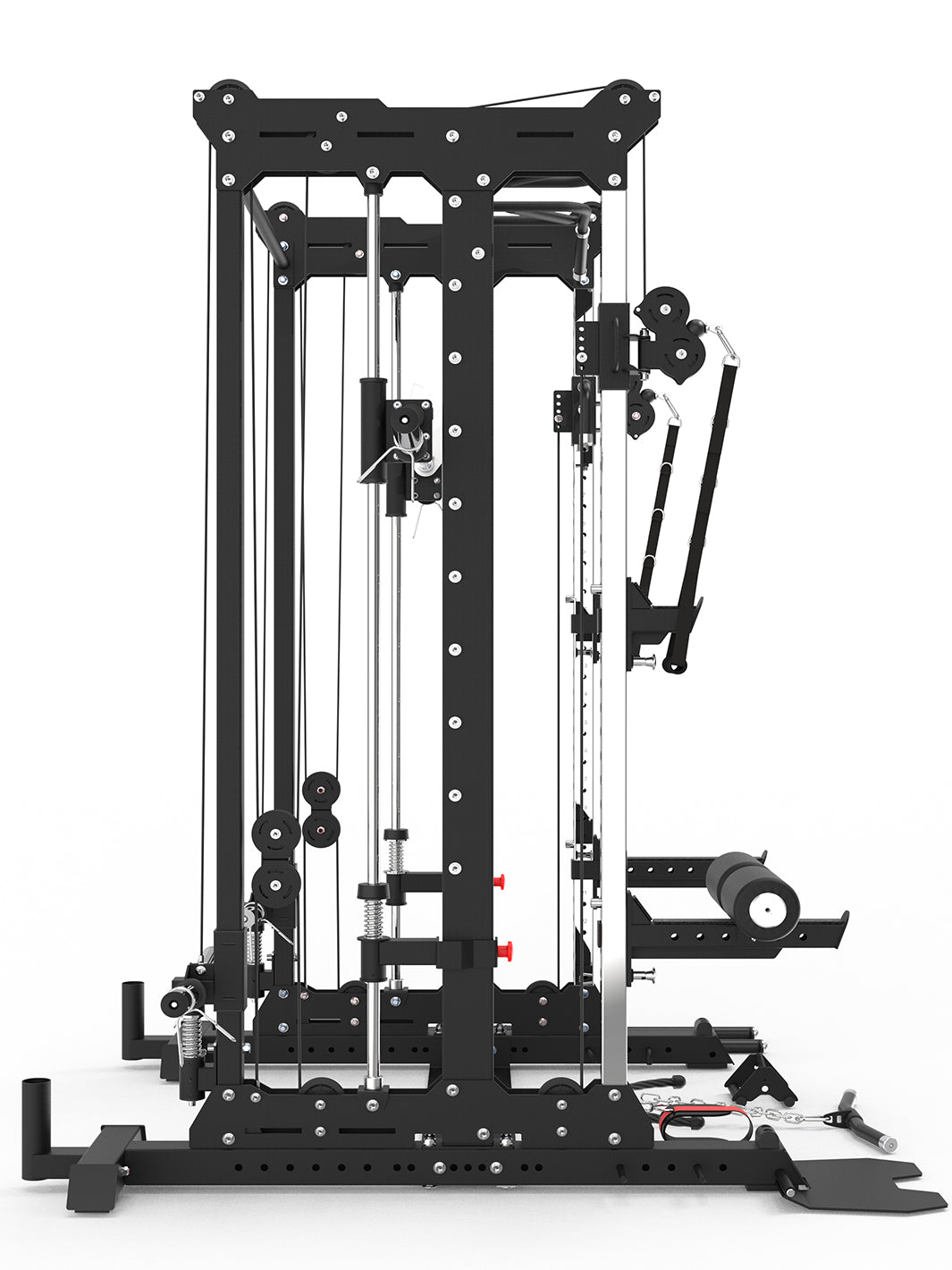 BLAZZED BASIC  ALL-IN-ONE FUNCTIONAL TRAINER CABLE CROSSOVER CAGE HOME GYM W/ SMITH MACHINE