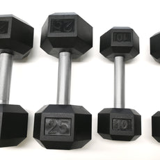 5-50LB Straight Handle Dumbbell Set