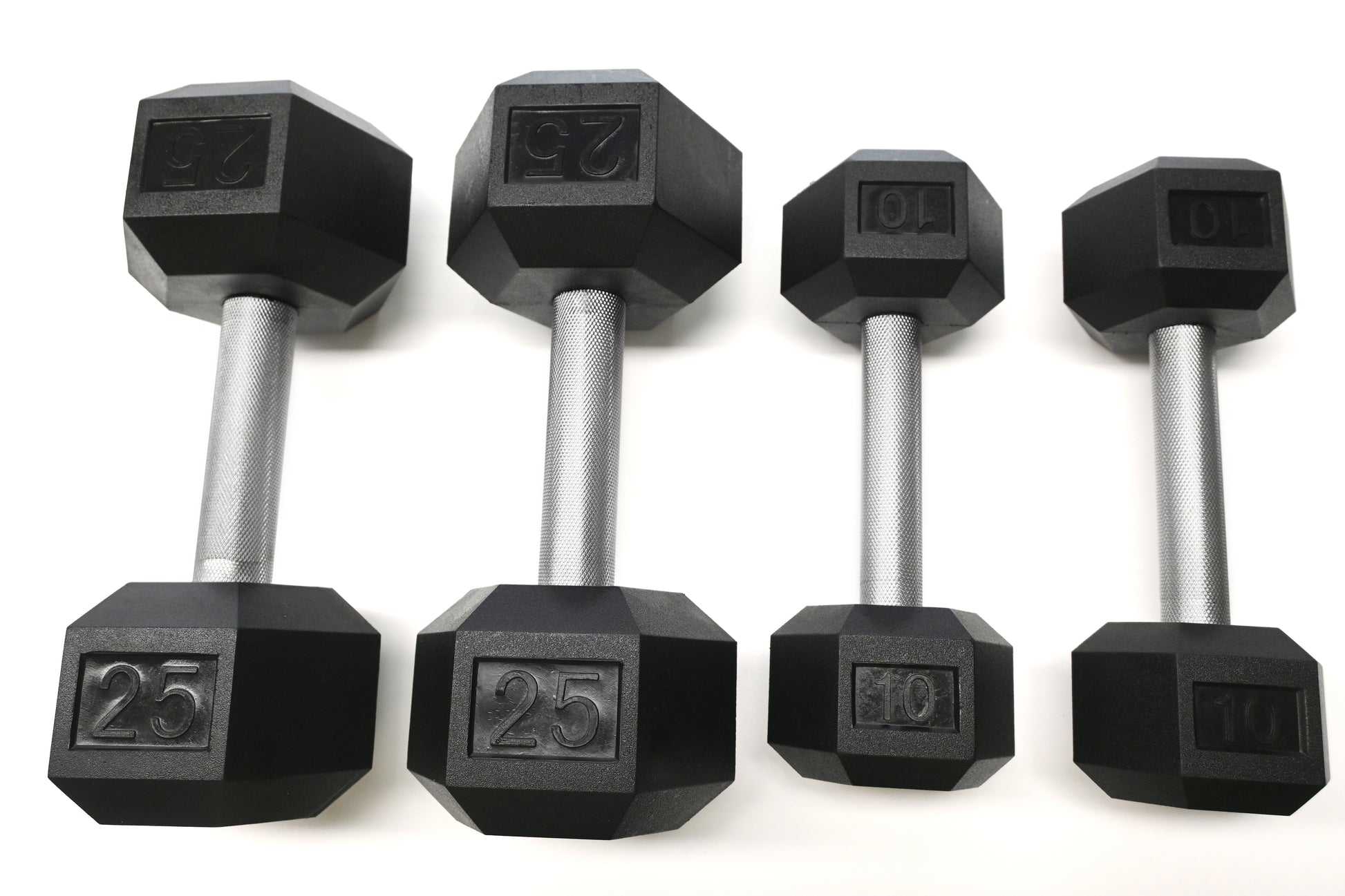 5-50LB Straight Handle Dumbbell Set
