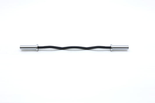 Curl Bar Black Oxide, w/ Chrome Sleeves