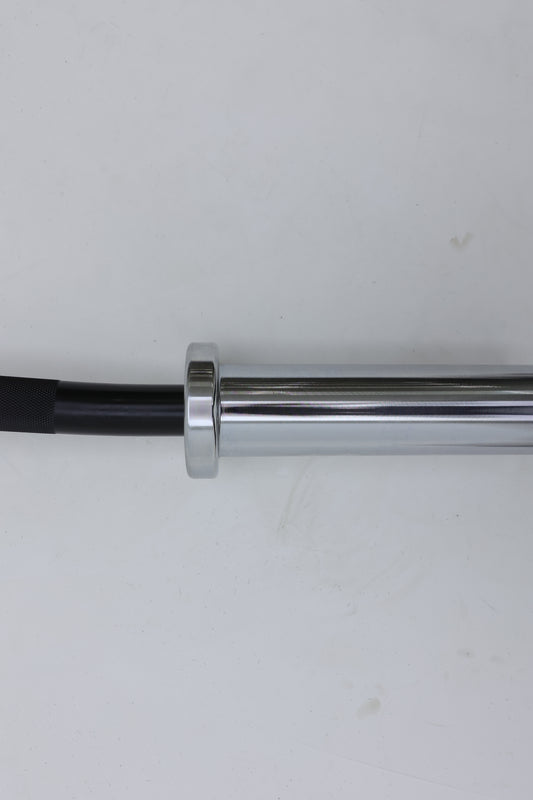 Curl Bar Black Oxide, w/ Chrome Sleeves