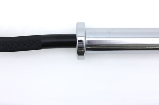 Curl Bar Black Oxide, w/ Chrome Sleeves