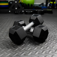 5-50LB Straight Handle Dumbbell Set