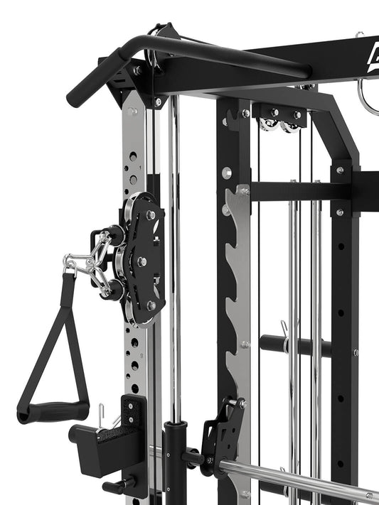 BLAZZED PLUS ALL-IN-ONE FUNCTIONAL TRAINER CABLE CROSSOVER CAGE HOME GYM W/ SMITH MACHINE