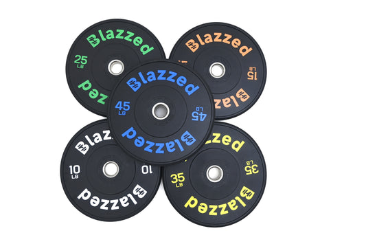 Blazzed HDX 260lb Bumper Plate Set (Early January Pre-Order)