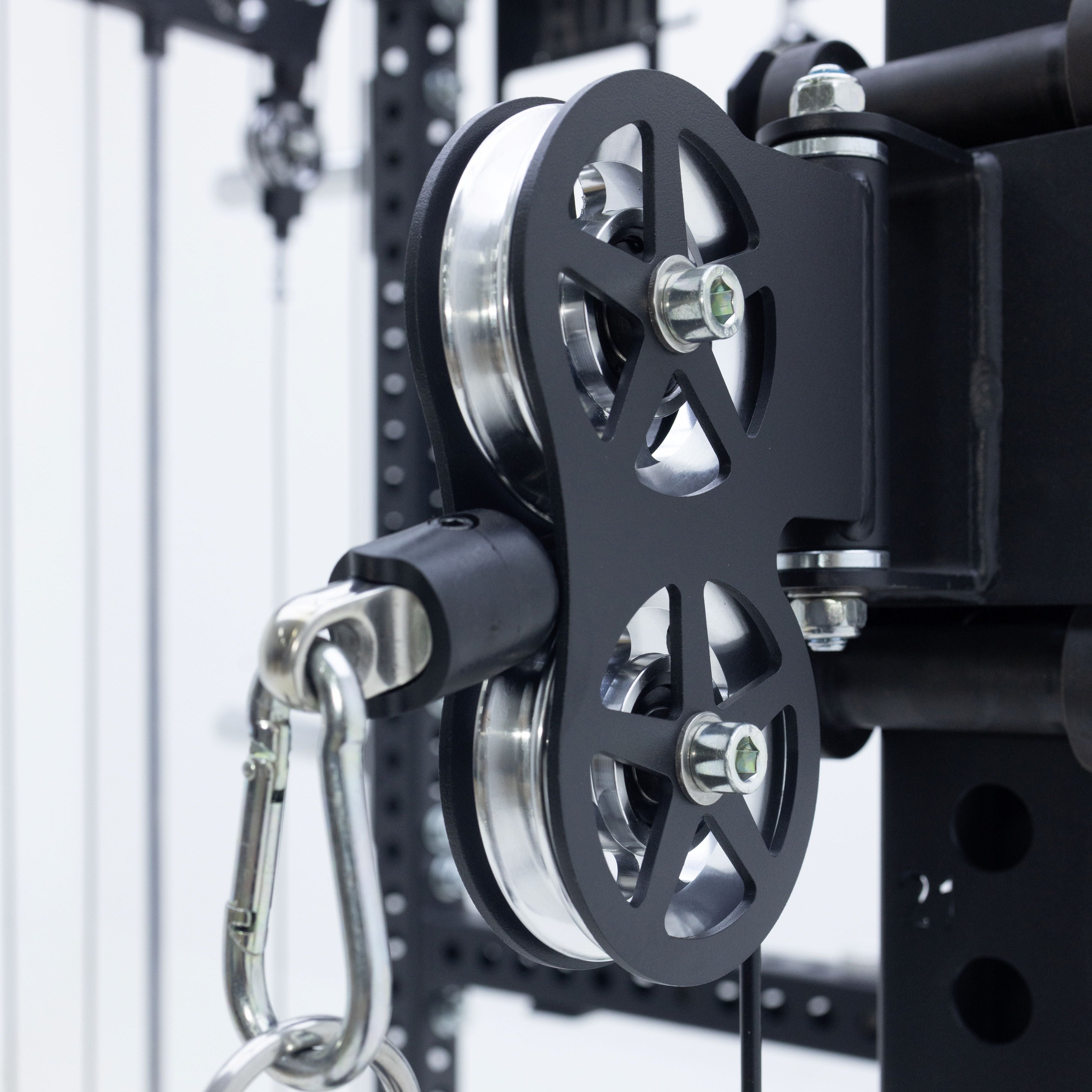 Blazzed HD1 Squat Rack Functional Trainer cable pulley detail