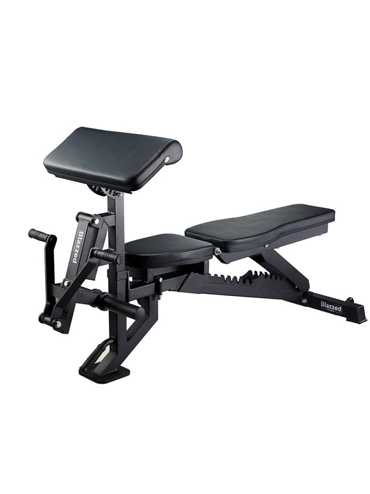 Multi-function Incline Decline Bench With Leg Extension Leg Curl AB Crunch Curl Preachurl