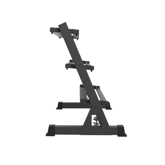 Blazzed Dumbbell Rack (Holds 5-50 Rubber Hex Dbs)