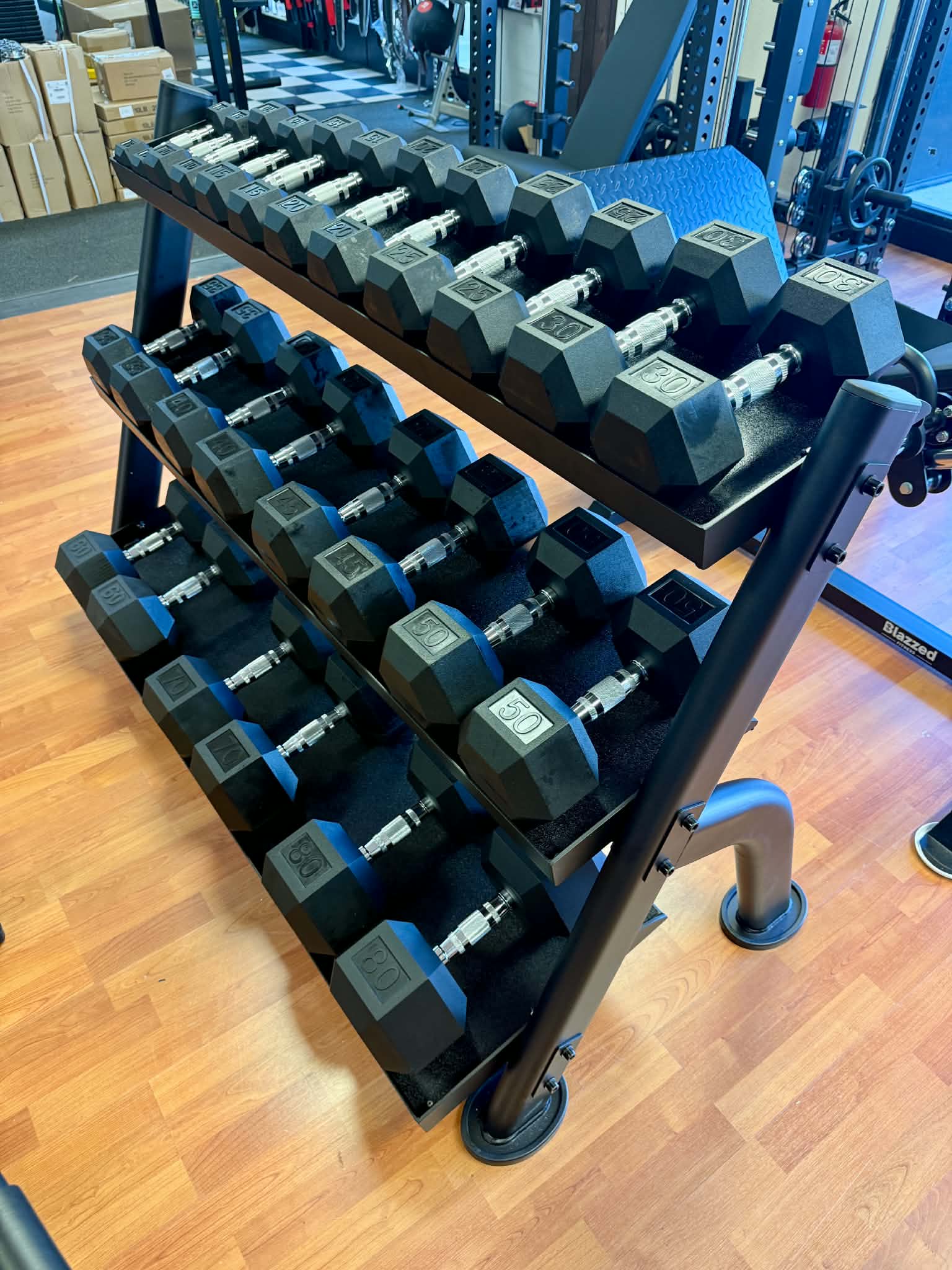 HD Dumbbell/Kettlebell Rack（August Pre-Order）